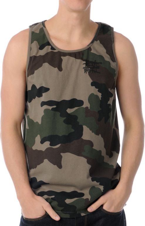 Altamont About Time Camo Tank Top
