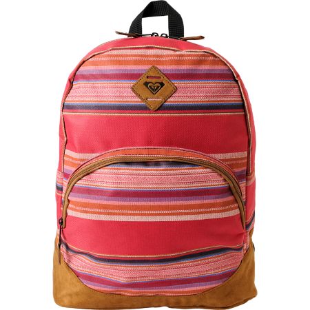 Roxy Fairness Hot Lava Pink Stripe Backpack