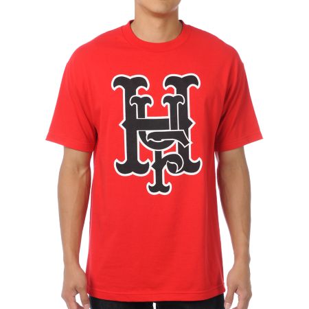 HUF Big League Red Tee Shirt