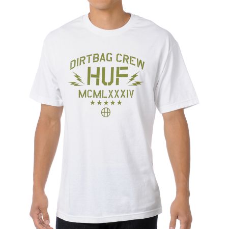 HUF Operation DBC White Tee Shirt