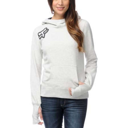 Fox Girls Equilibrium Natural Pullover Hoodie