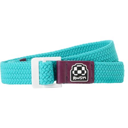 AWSM Teal Nicole Web Belt 