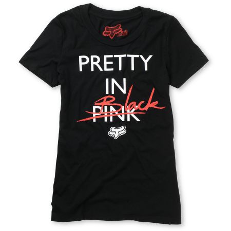 Fox Girls Polish Black Tee Shirt