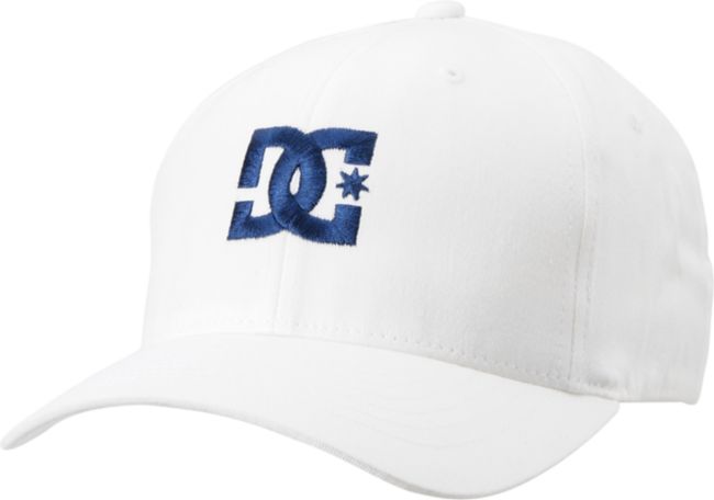 DC Cap Star White Flexfit Hat