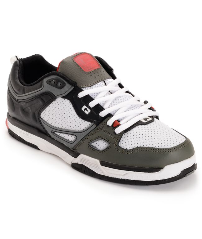 Globe Raid White & Black Skate Shoe
