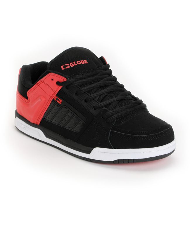 Globe Shoes Liberty Black & Red Skate Shoe