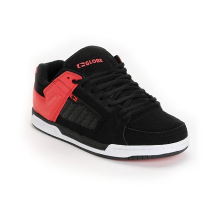 Globe Shoes Liberty Black & Red Skate Shoe