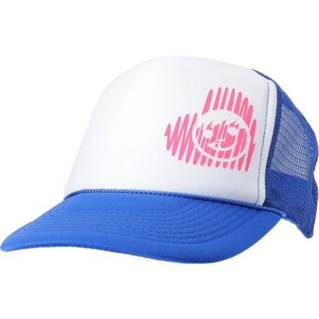 Neff Girls Scratch Blue Snapback Trucker Hat
