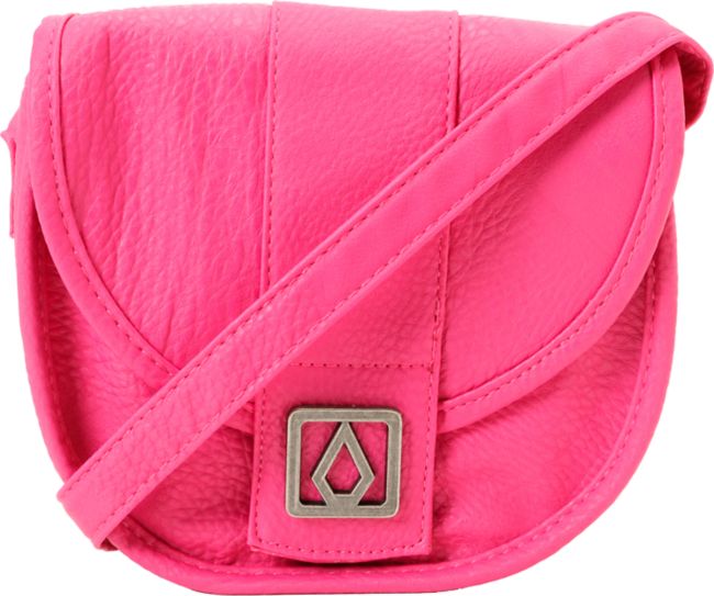 Volcom Girls Candy Shop Fuchsia Pink Crossbody Purse