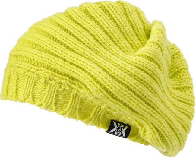 Volcom Girls x Krochet Kids Nel Lime Green Beanie