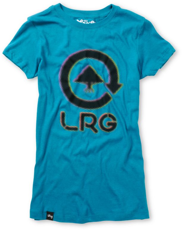 LRG Girls Vicious Cycle Teal Tee Shirt