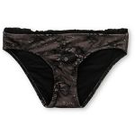 Lost Swimwear Satisfy Black Lace Bandeau Bikini Top