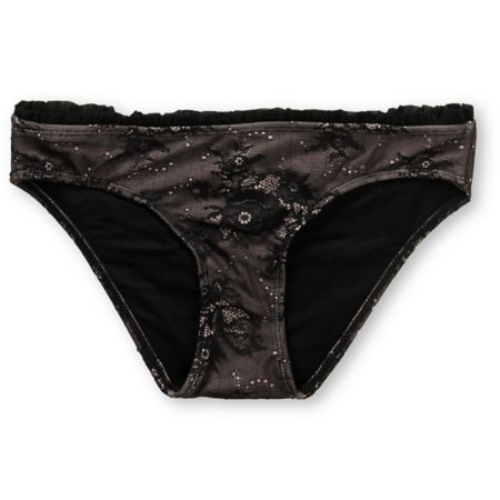Lost Swimwear Retro Black Lace Basic Bikini Bottom