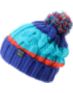 DC Girls Elm Blue, Teal & Coral 2013 Pom Beanie