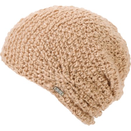 Krochet Kids Lilly Tan Crochet Beanie