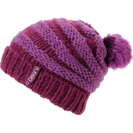 Dakine Girls Scruntch Plum Stripe Slouchy Beanie