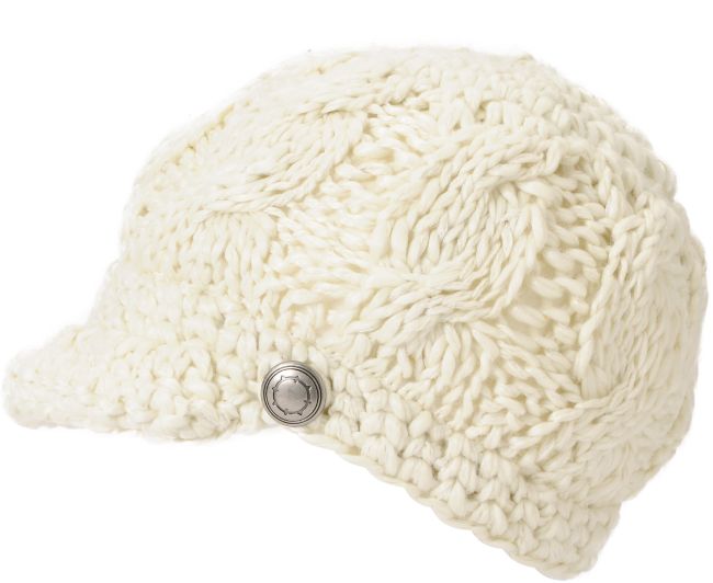 Empyre Girls Bianca Vanilla Visor Beanie