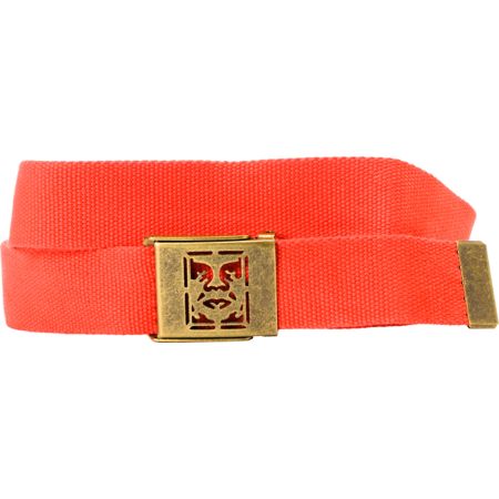 Obey Icon Red Web Belt 