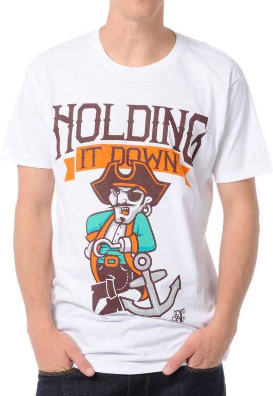 A-Lab Holding It Down White Tee Shirt