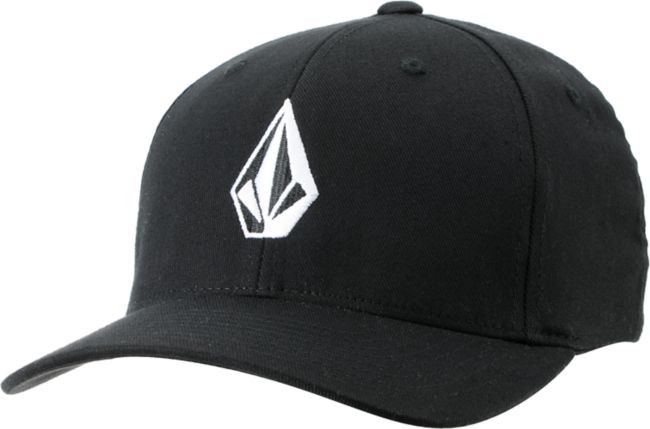 Volcom Full Stone Black Flexfit Hat
