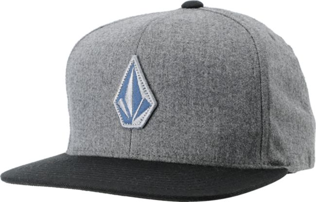 Volcom El Stone Grey & Black Snapback Hat