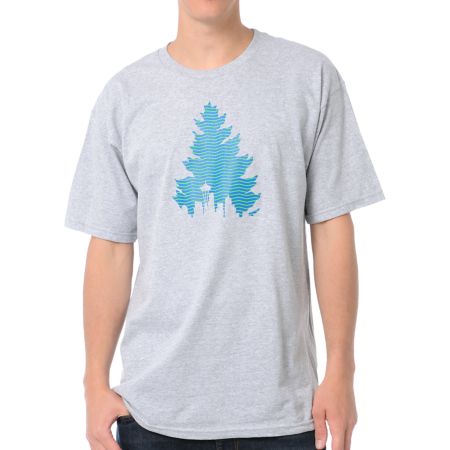 Casual Industrees Johnny Tree Tread Heather Grey Tee Shirt