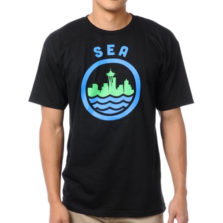 Casual Industrees SEA Black Tee Shirt