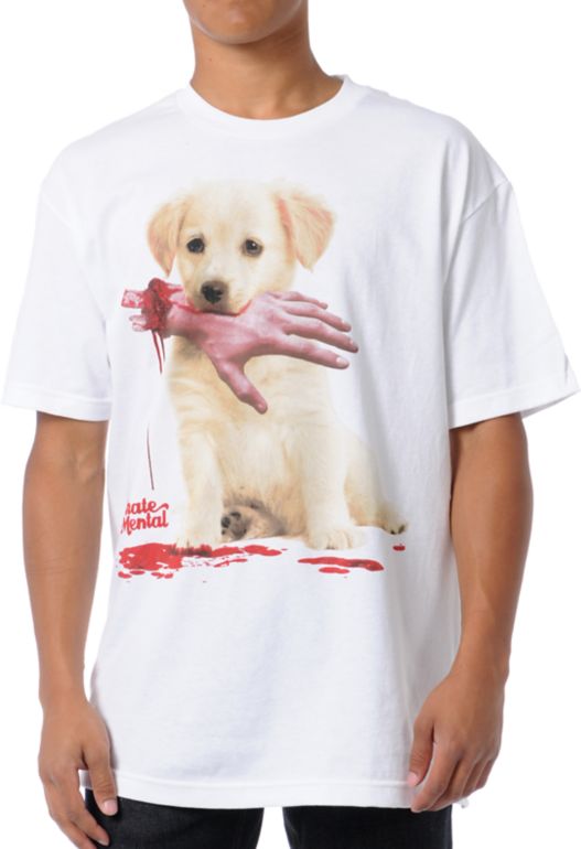 Skate Mental Good Boy White Tee Shirt