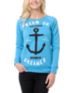 Glamour Kills Dream On Dreamer Teal Crew Neck Sweatshirt