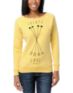 Glamour Kills Create Love Yellow Crew Neck Sweatshirt