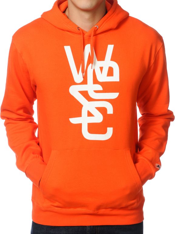 WeSC Icon Orange Pullover Hoodie