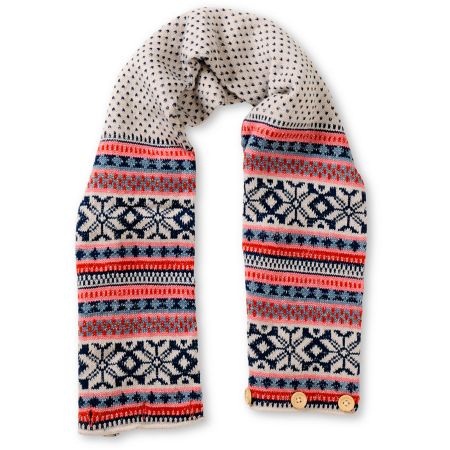 Stussy Girls Fairest Of The Isle Beige Knit Scarf