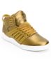 Supra Womens Skytop III Gold Leather Skate Shoe
