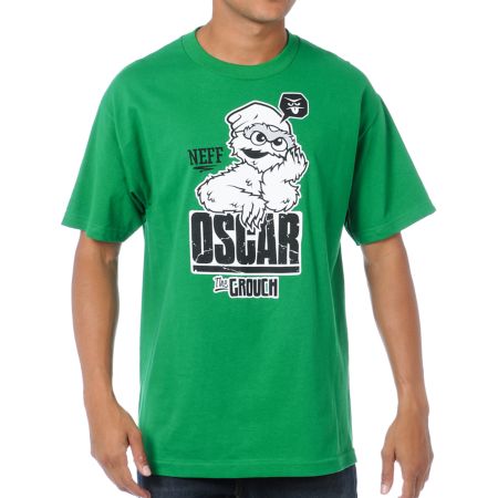 Neff Grouch Green Tee Shirt