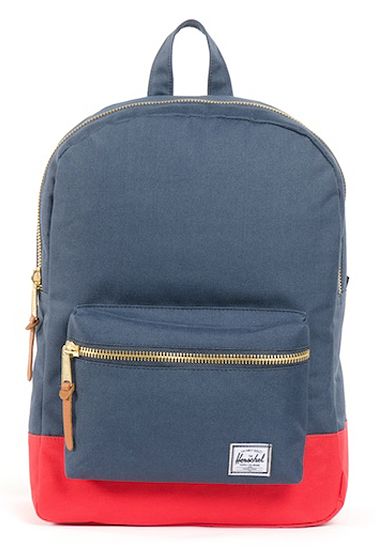 Herschel Supply Navy & Red Mid-Volume Settlement Backpack