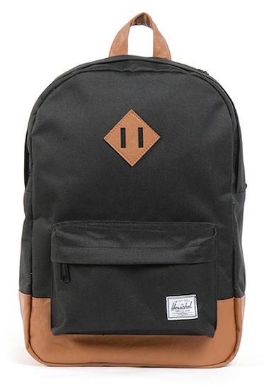 Herschel Supply Heritage Medium Black Backpack