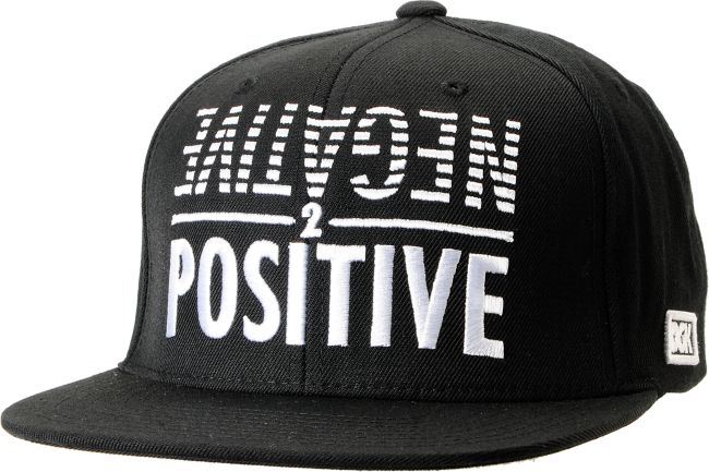 DGK Negative 2 Positive Black Snapback Hat