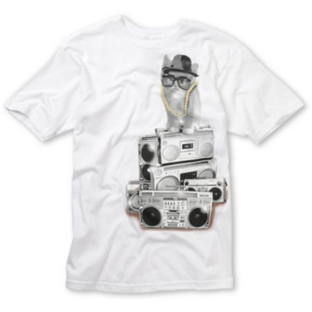 A-Lab Run DMKitty White Tee Shirt