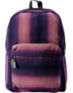 Baja Bags Purple Stripe Woven Backpack