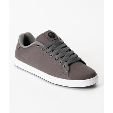 DVS Gavin 2 Grey Canvas Skate Shoe