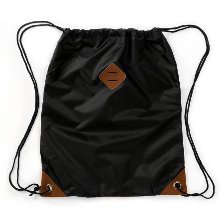 Dravus Black Drawstring Bag