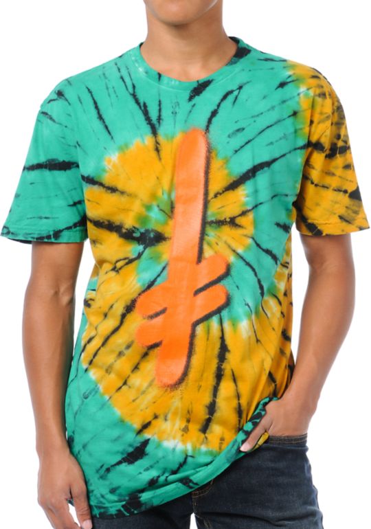 Deathwish Logo Tie-Dyed Tee Shirt