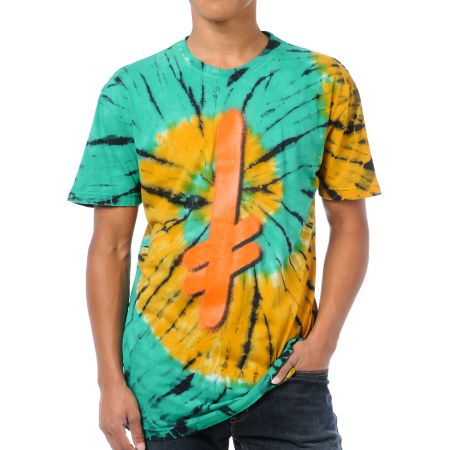 Deathwish Logo Tie-Dyed Tee Shirt