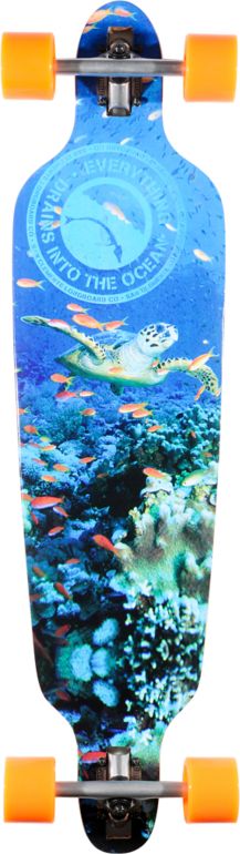 San Clemente Everything Drains Turtle 39 Longboard Complete