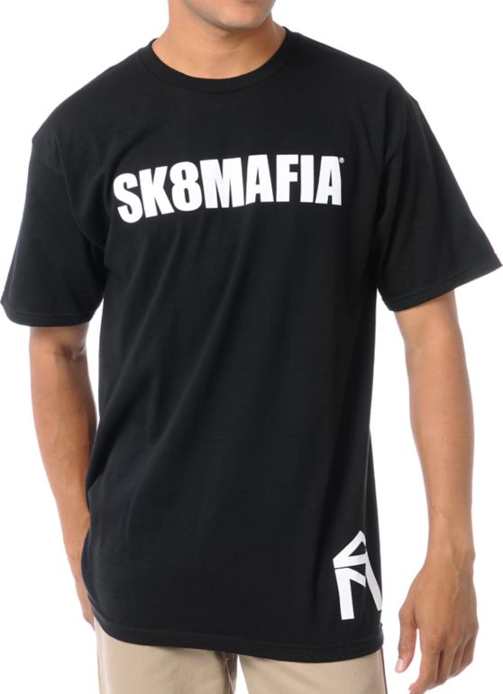 Sk8Mafia OG Logo Black Tee Shirt