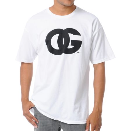 Sk8Mafia SM OG White Tee Shirt