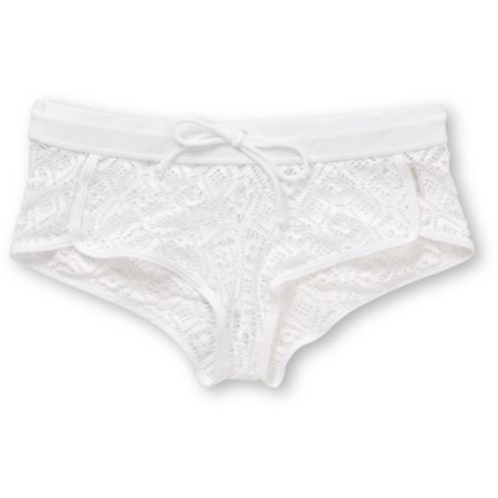 Billabong Girls Sun Lover White Crochet Shorts