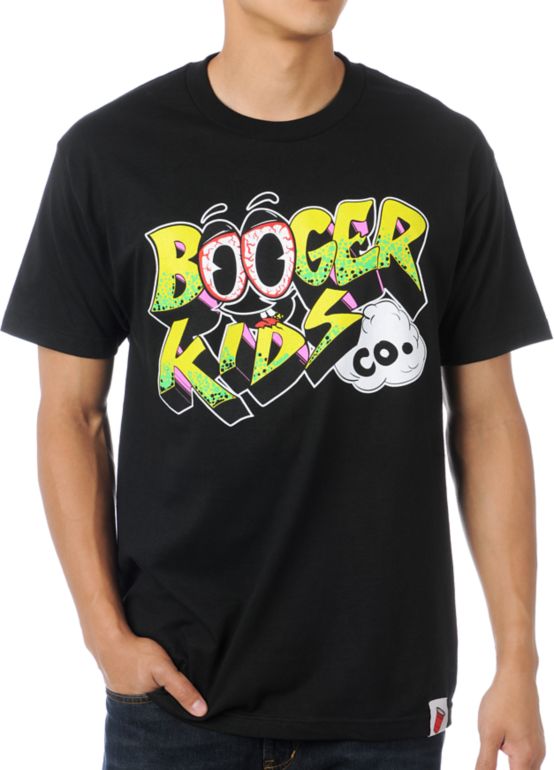 Booger Kids Munchies Black Tee Shirt
