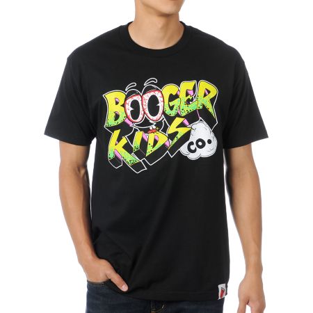 Booger Kids Munchies Black Tee Shirt