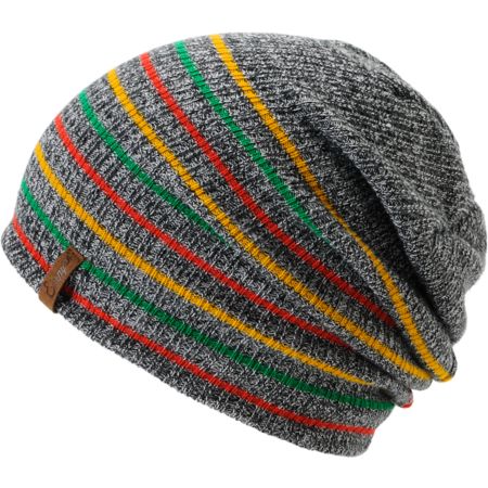 Empyre Girls Juliet Rasta Striped Beanie